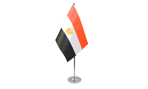 Egypt Satin Table Flag
